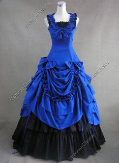 Civil War Southern Belle Lolita Ball Gown Dress Reenactment 081 XL