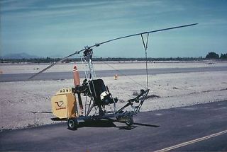 Photograph of a 1950s BENSON B 8 Gyrocopter; 8 X 11