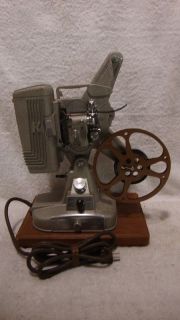 Vintage Mid Century Keystone 8mm Motion/Still Picture Projector Model 