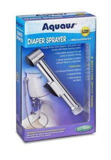 Rinseworks Aquaus Cloth Diaper Sprayer Rinser Handheld Bidet Toilet 