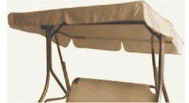 New Patio porch swing CANOPY ONLY  Camel 61 X 44