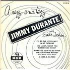 JIMMY DURANTE A RAZZ A MA TAZZ EXTEND 45 RPM 1950S MGM RECORDS 
