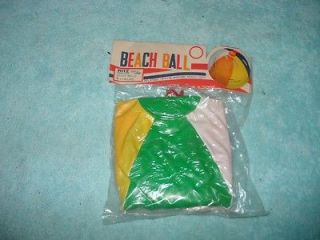 VINTAGE 1960s BEACH BALL INFLATABLE 16 NEW IN PACKAGE