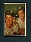 1953 Bowman # 93 Phil Rizzuto & Billy Martin Good cond Yankees