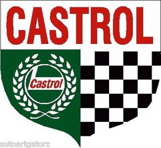 Castrol shield vintage decal shelby 302 boss TA vintage mustang racing 