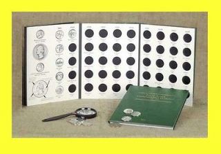 50 State Quarters Album with Territories Coin Holder Binder, Folder.