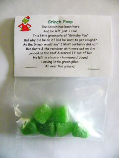 Grinch Poop * Novelty gift Adorabe little gift Christmas