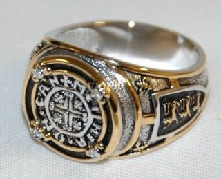 FRANKLIN MINT  Kings Ransom Diamond Mens Ring   Size 11