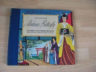RCA Victor Puccini’s Madame Butterfly Act 1, 2, 3 Set of 3 Red Seal 