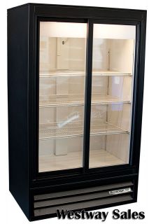   Air MT17 Compact Small 2 Door Cooler Refrigerator Merchandiser Black