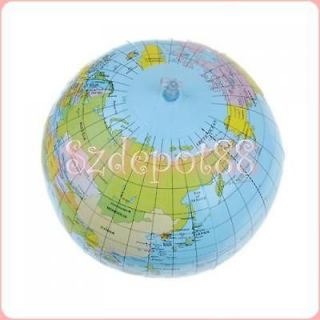 Big Inflatable WorldMap Earth Globe Beach Pool Ball Toy