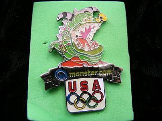 2002 Salt Lake City Olympic Pins from Monster