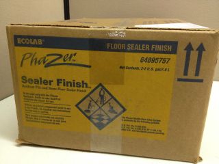   Phazer Floor Sealer Finish 64895757 4 gal. Case Tile Stone Terrazzo