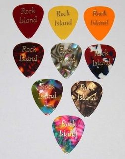 100 Personalized Celluloid Guitar Picks Free Ship USA (Listing #5)