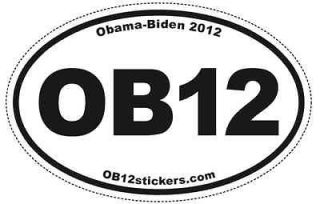 OB12 Pro Obama Biden Oval Sticker (pack of 50) bumper 2012 Pro 