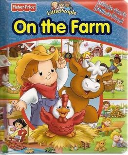 Fisher Price Little People On the Farm First Look & Find Board Book 
