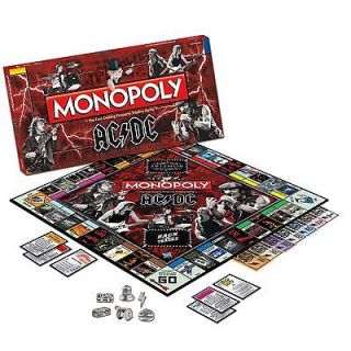 AC/DC Collectors Edition Monopoly New 2011 Sold as Is OK for Play