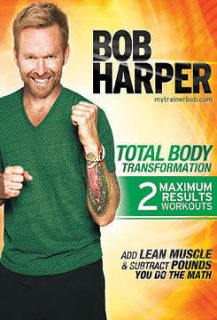 BOB HARPER TOTAL BODY TRANSFORMATION DVD NEW SEALED WORKOUT FITNESS 