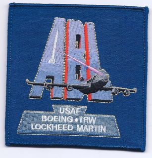 Airborne Laser (ABL) USAF Boeing TRW Lockheed Martin BC Patch Cat No 