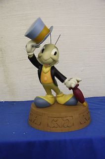 RARE DISNEY LARGE 28 INCH LIMITED EDITION JIMMINY CRICKET STATUE 1 OF 