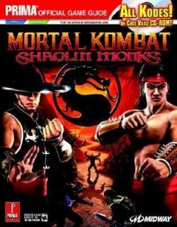 Mortal Kombat Shaolin Monks Prima Game Guide (2005, Other, Mixed 