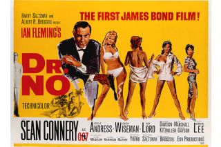  Vintage Classic Movie Poster Print The First James Bond Film Dr No