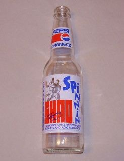 Pepsi Cola LongNeck Shaq Scorin 1993 Collectible Glass Soda Pop 12 oz 