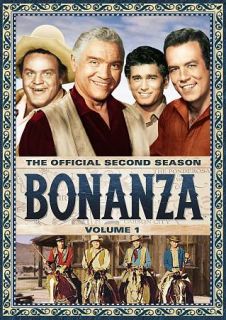 Bonanza The Official Second Season, Vol. 1 DVD, 2010, 5 Disc Set 
