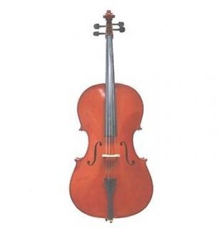  Size NATURAL Cello with Bag and Bow+Free Rosin, Xtra Strings