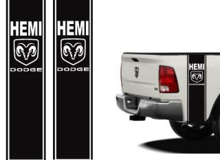 Truck Bed or Car Racing Stripe decals Universal 11x40 Dodge HEMI 