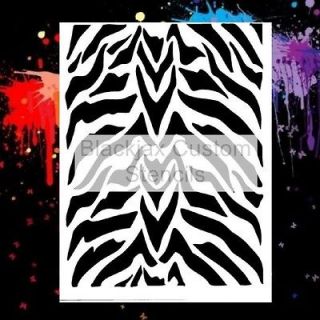 Zebra Pattern Large Airbrush Stencil,Templa​te