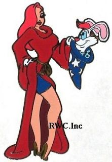 Disney Jessica Dressed as Sorcerer Apprentice & Roger Rabbit in Hat LE 
