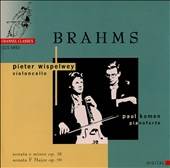 Brahms Sonatas for Violoncello Piano by Paul Komen Piano CD, Nov 1993 