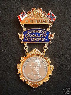 Forrest Cavalry Corps Confederate Civil War Medal