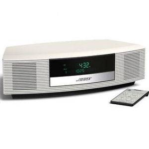 Bose Wave Radio AM/FM Alarm Clock (Platinum/ White)