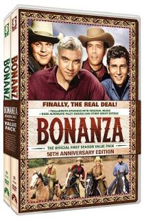 Bonanza The Official First Season, Vols. 1 2 DVD, 2009, 8 Disc Set 