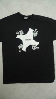 Rare Kasabian Official Velociraptor Brit pop 2012 tour shirt size s m 