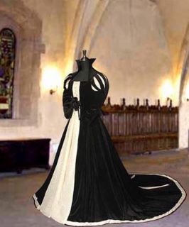  Renaissance Tudor Style Dress Gown Handmade from Velvet and Brocade