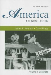   History by James A. Henretta and David Brody 2009, Paperback