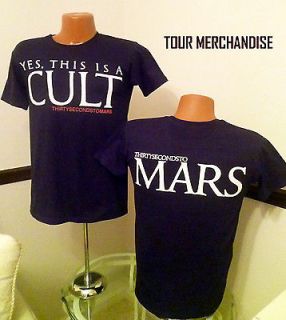 THIRTY  30 SECONDS TO MARS Yes, This Is A Cult Auth Concert T Shirt 