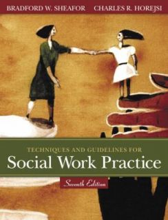 Techniques and Guidelines for Social Work Practice by Bradford W 