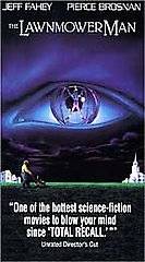 The Lawnmower Man VHS, 1992, Unrated Directors Cut