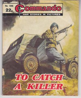 Commando War Comic #1896 To Catch A Killer 1985