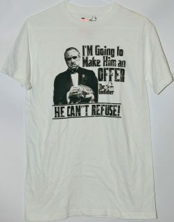   Offer He Cant Refuse white T Shirt tee Don Corleone Marlon Brando