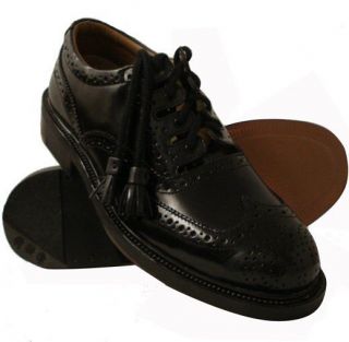   Brand Scottish Highland Leather Ghillie Brogue Kilt Shoes US7   US14