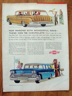 1958 Chevrolet Nomad & Brookwood Station Wagon Ad