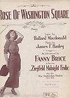 ROSE OF WASHINGTON SQUARE FANNY BRICE ZIEGFELD FOLLIES FROLIC 1920 