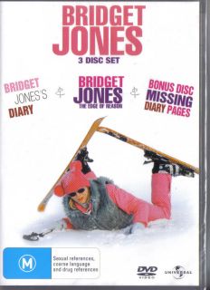 Bridget Jones 3 Disc Set ONLY 1 ON E BAY Brand New Region 4  
