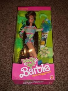 Vintage Barbie Brunette Totally Hair 1117 NRFB 1991 Long Blonde Depl 