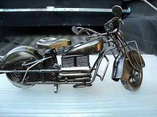 METAL MOTORCYCLE DECORATIVE HARLEY DAVIDSON BIKE FIGURE STREET BIKE 